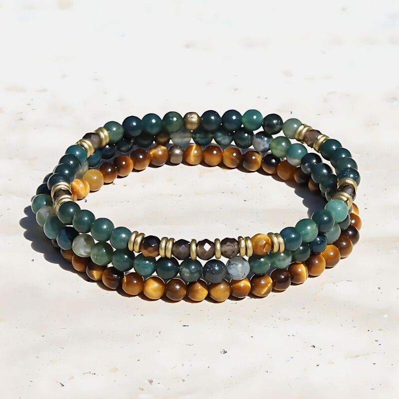 MONIQUE MOSS AGATE Bracelet store Scarab Style Great Mixer