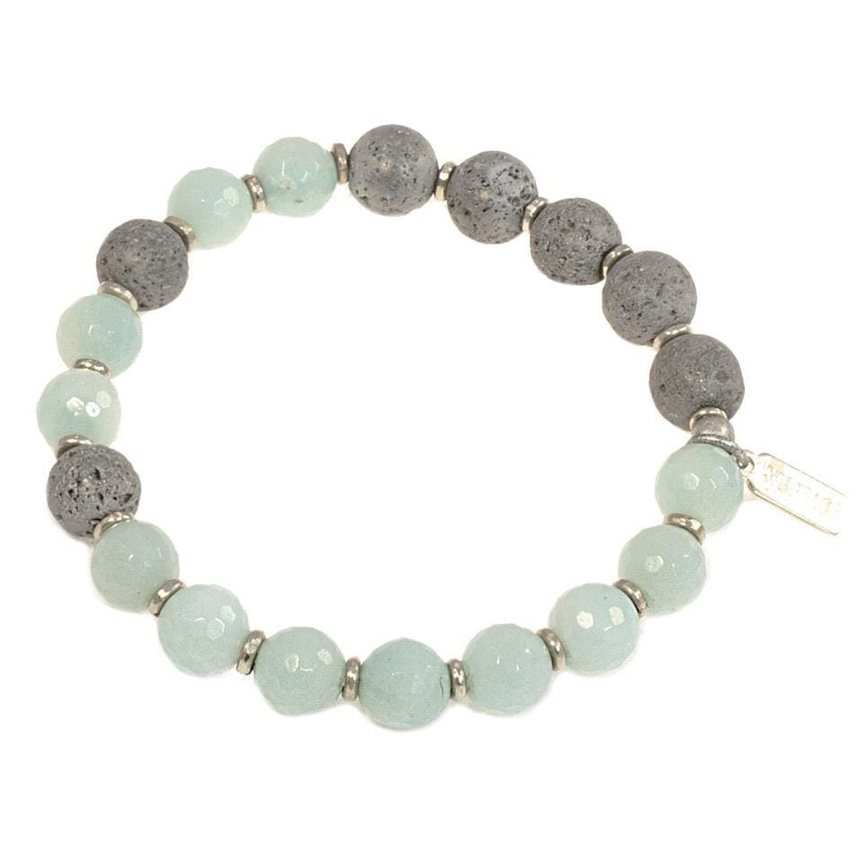 Essential Oil Diffuser Bracelet w/MAMA letter beads, Selenite, Jade, &  Rosewoood