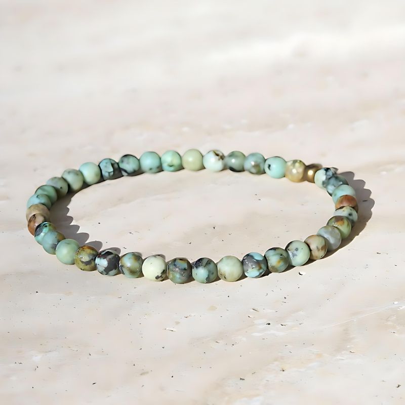 Matte African Turquoise Bracelet