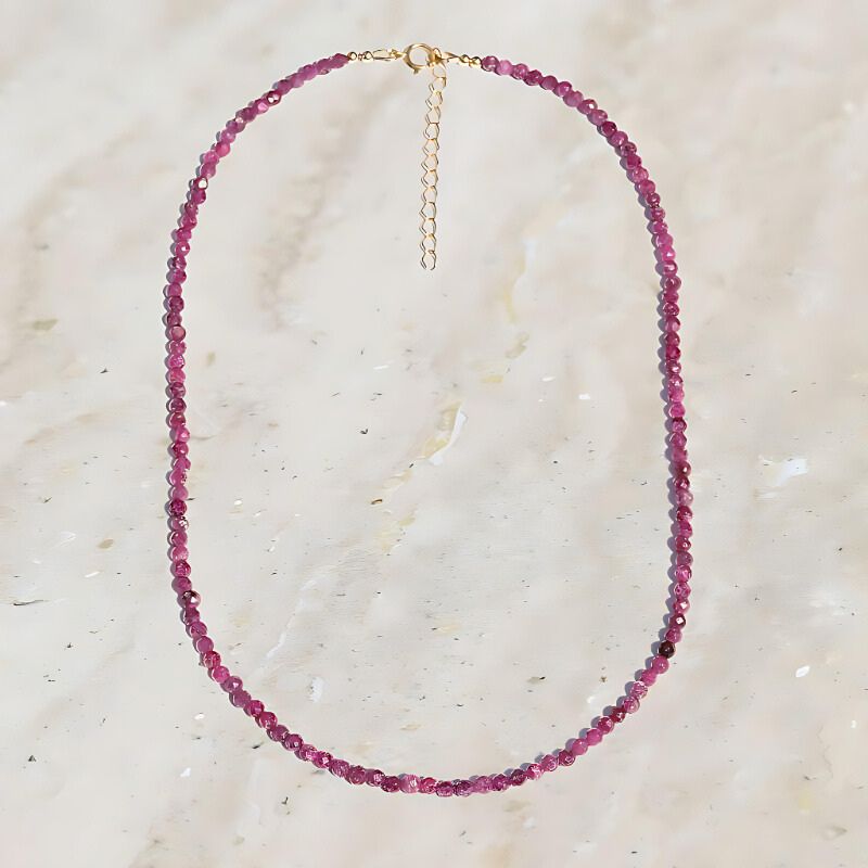 Ruby Delicate Luxury Necklace