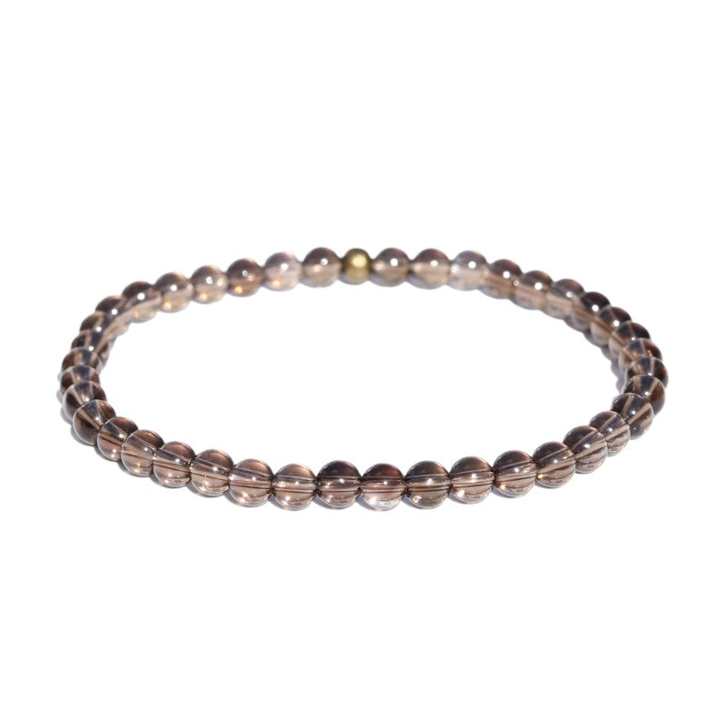 Smoky Quartz Delicate Bracelet - Genuine Gemstones - Made in USA ...