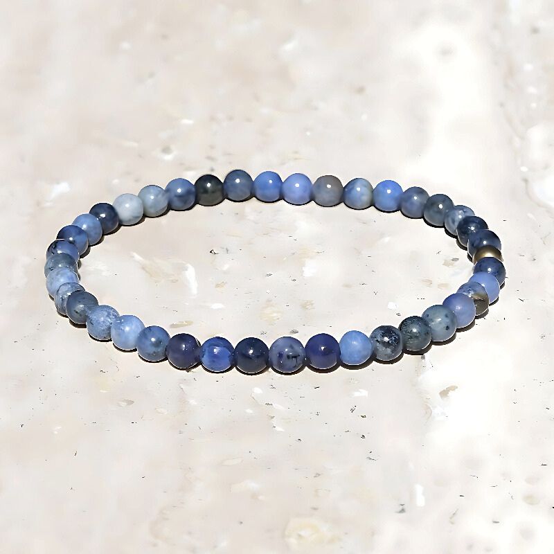 dumortierite delicate bracelet