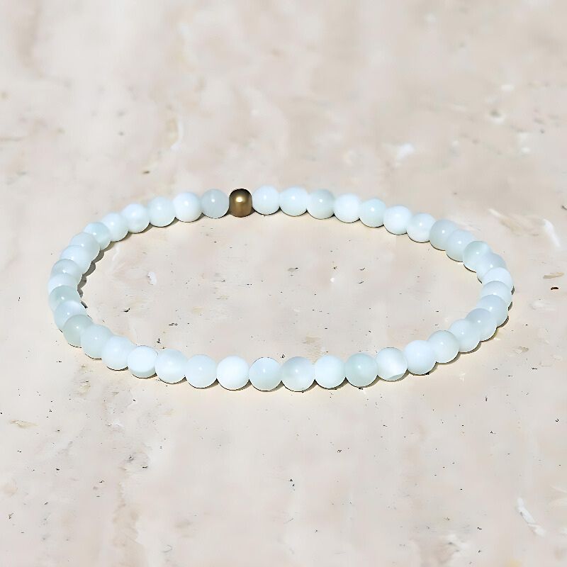 green moonstone bracelet