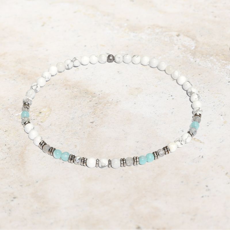 howlite anklet