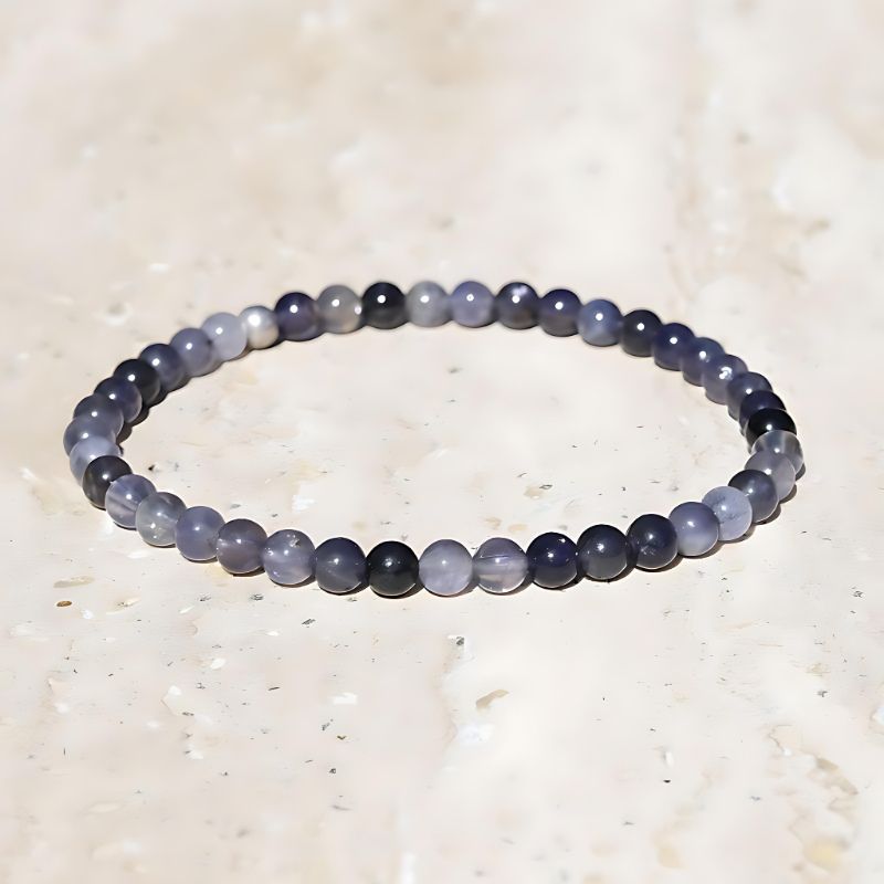 Iolite delicate bracelet