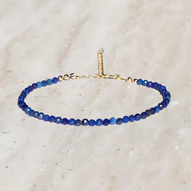 lapis lazuli delicate bracelet