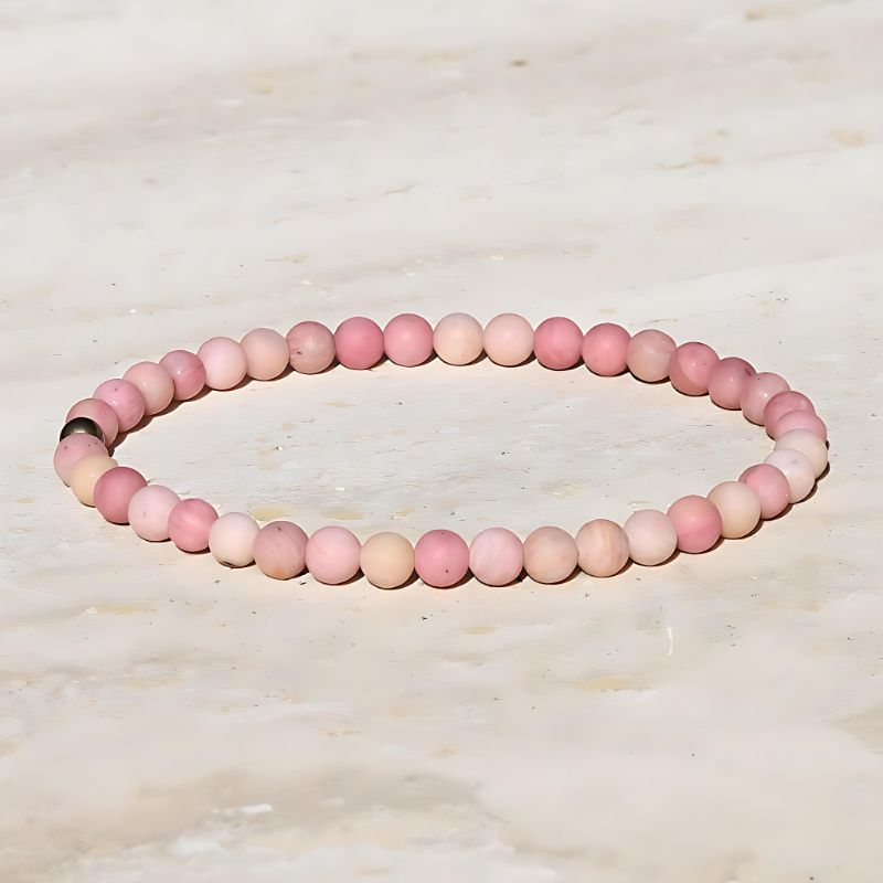 matte rhodonite bracelet