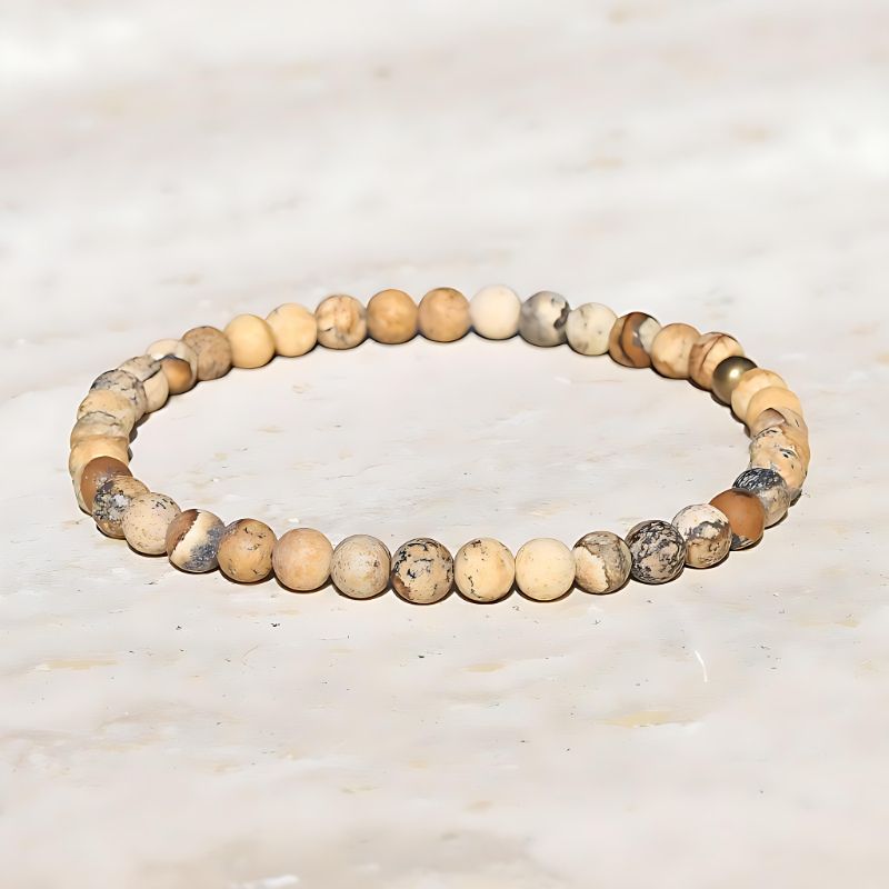 matte jasper delicate bracelet