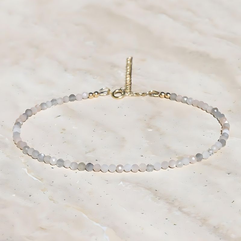 moonstone luxury anklet