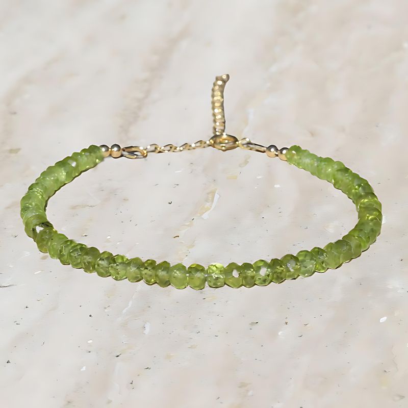 peridot luxury bracelet