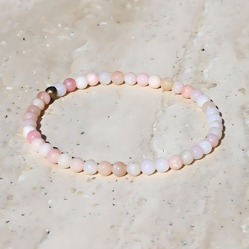 pink opal delicate bracelet