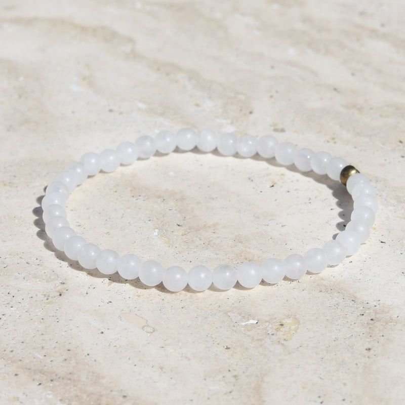 quartz crystal matte bracelet