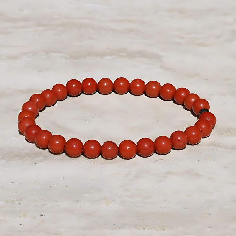 red jasper bracelet