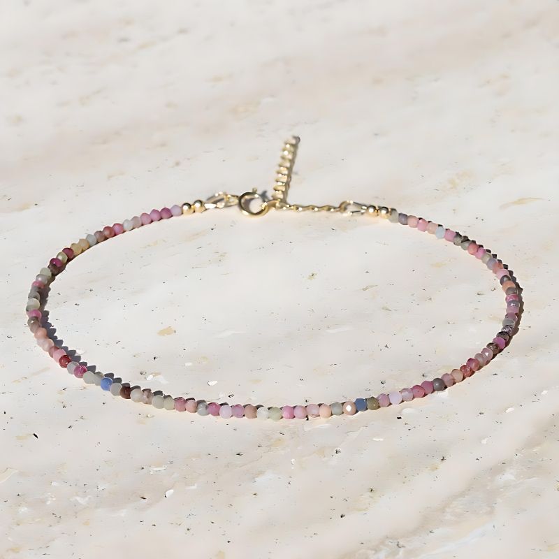 sapphire anklet