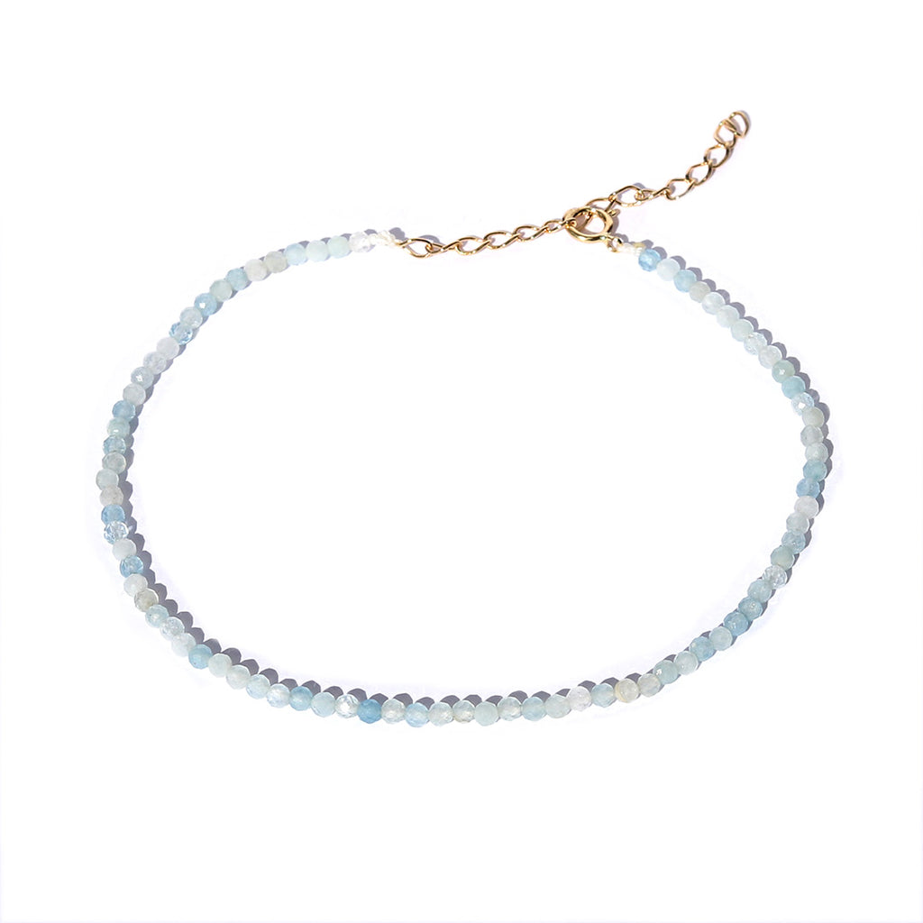 Aquamarine Delicate Luxury Anklet