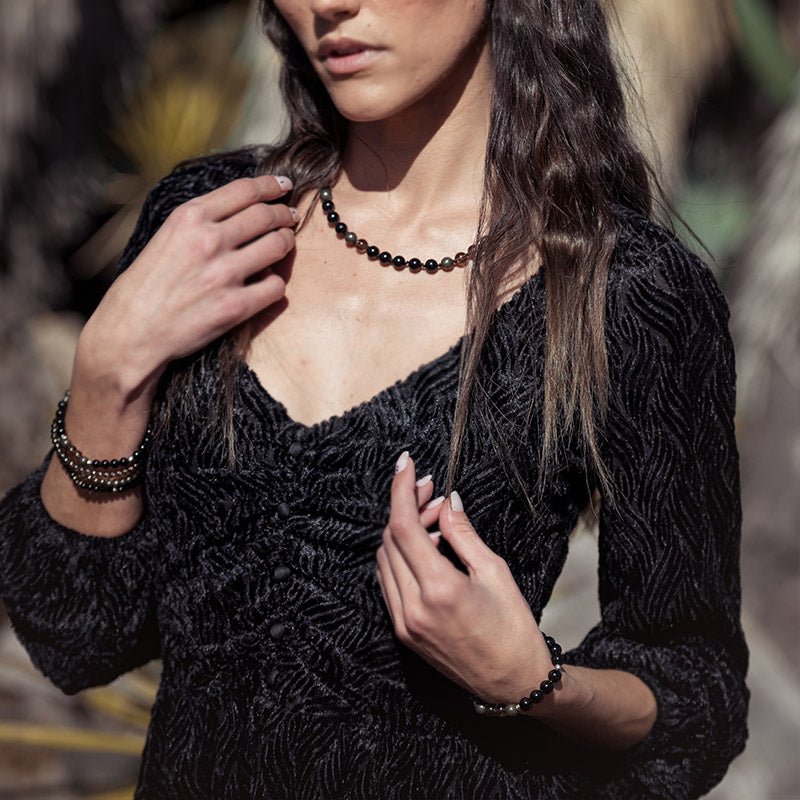 Wearing black tourmaline on sale necklace