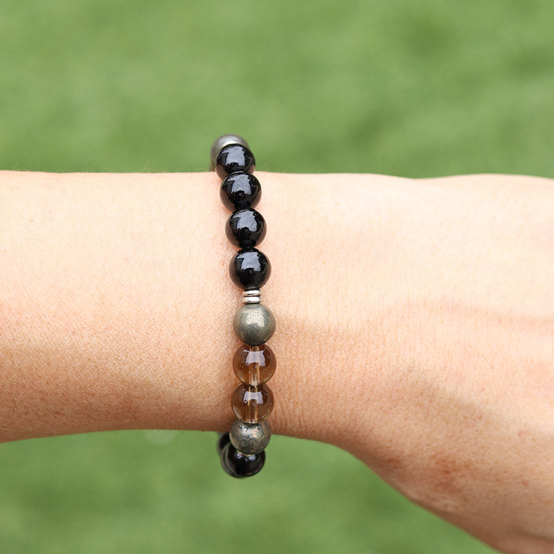 Buy Smoky Quartz Bracelet STRUCTURE and RIGHTEOUSNESS Online in India - Etsy