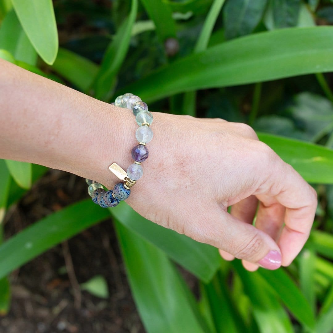 Faceted Fluorite Bracelet