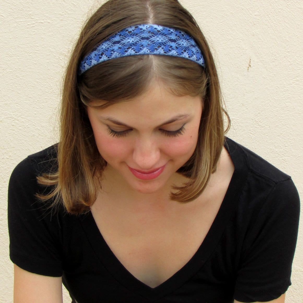 Headbands - Sky, Blue Boho Chic Crochet Headband